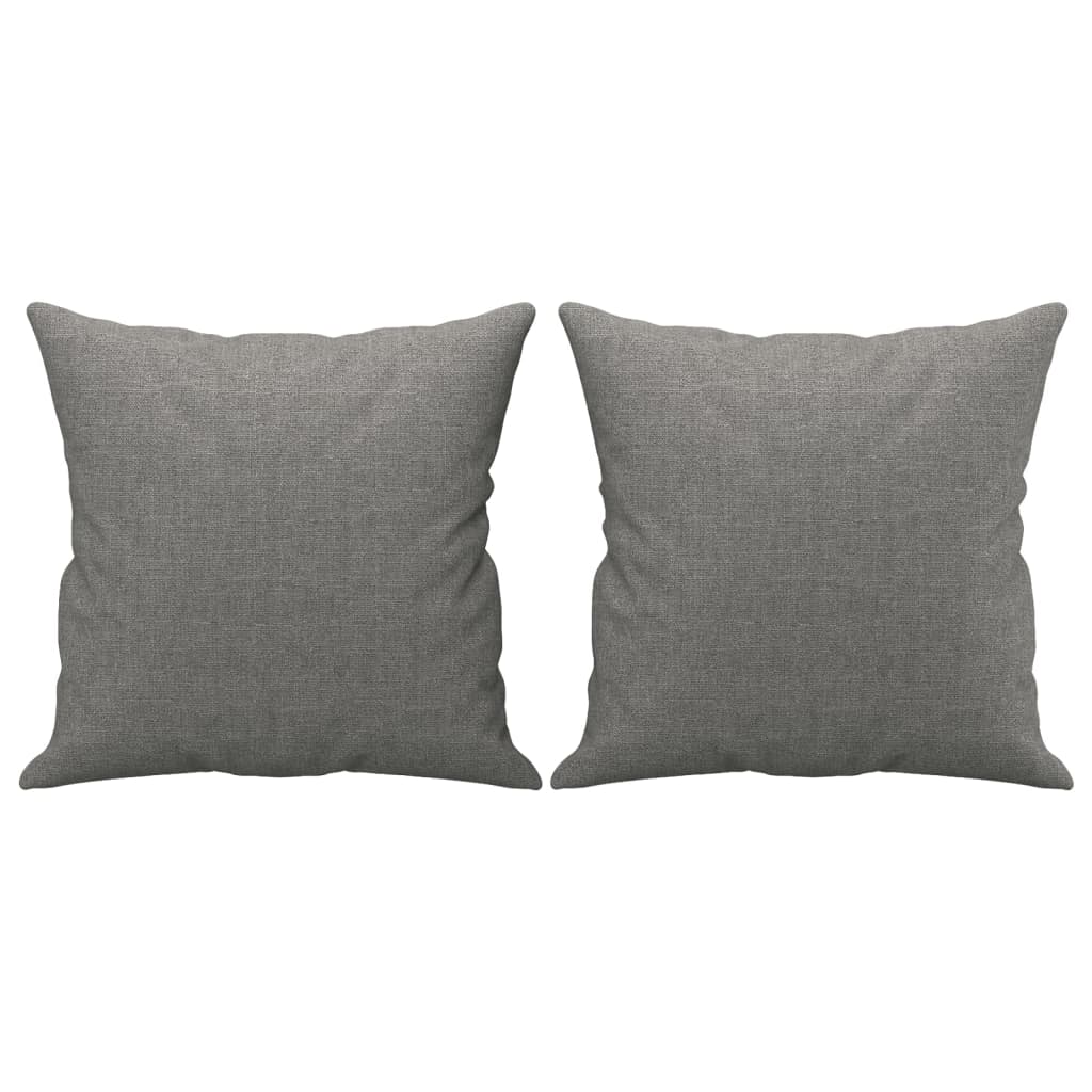 vidaXL 2-Sitzer-Sofa mit Kissen Dunkelgrau 140 cm Stoff