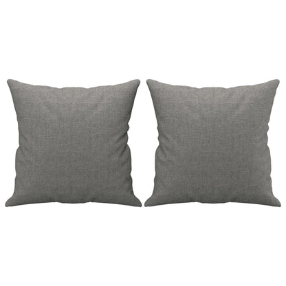vidaXL 2-Sitzer-Sofa mit Kissen Dunkelgrau 140 cm Stoff