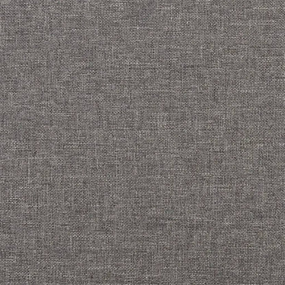 vidaXL Sessel mit Hocker Dunkelgrau 60 cm Stoff