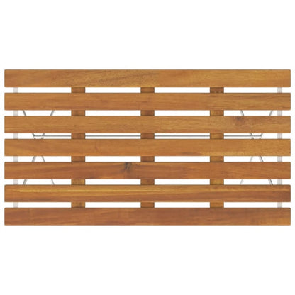 vidaXL 5-tlg. Bistro-Set Klappbar Massivholz Akazie und Stahl
