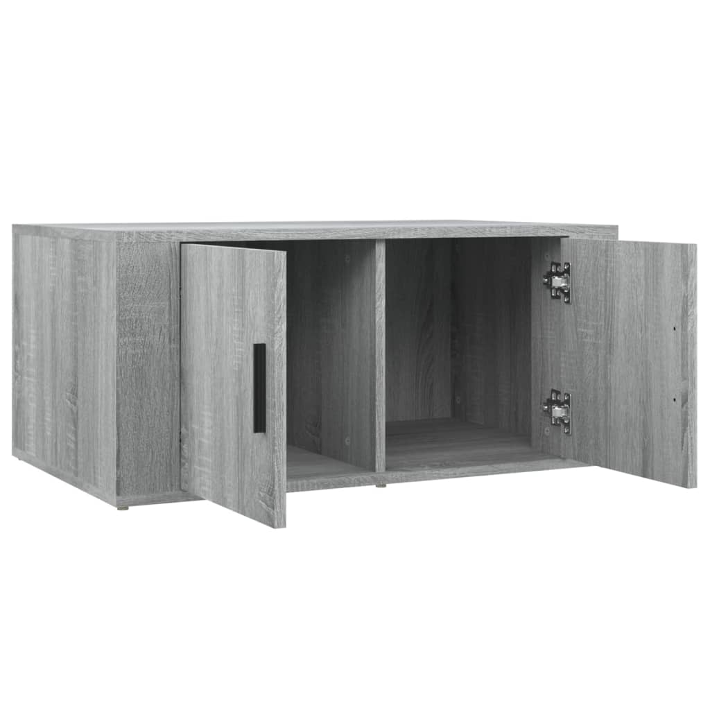 vidaXL Couchtisch Grau Sonoma 80x50x36 cm Holzwerkstoff