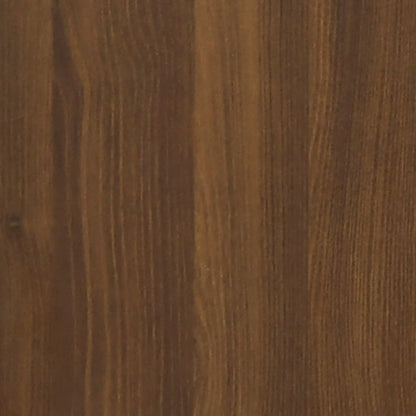 Couchtisch Braun Eichen-Optik 80x50x36 cm Holzwerkstoff