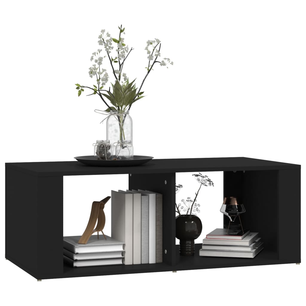 vidaXL Couchtisch Schwarz 100x50x36 cm Holzwerkstoff