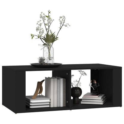 vidaXL Couchtisch Schwarz 100x50x36 cm Holzwerkstoff