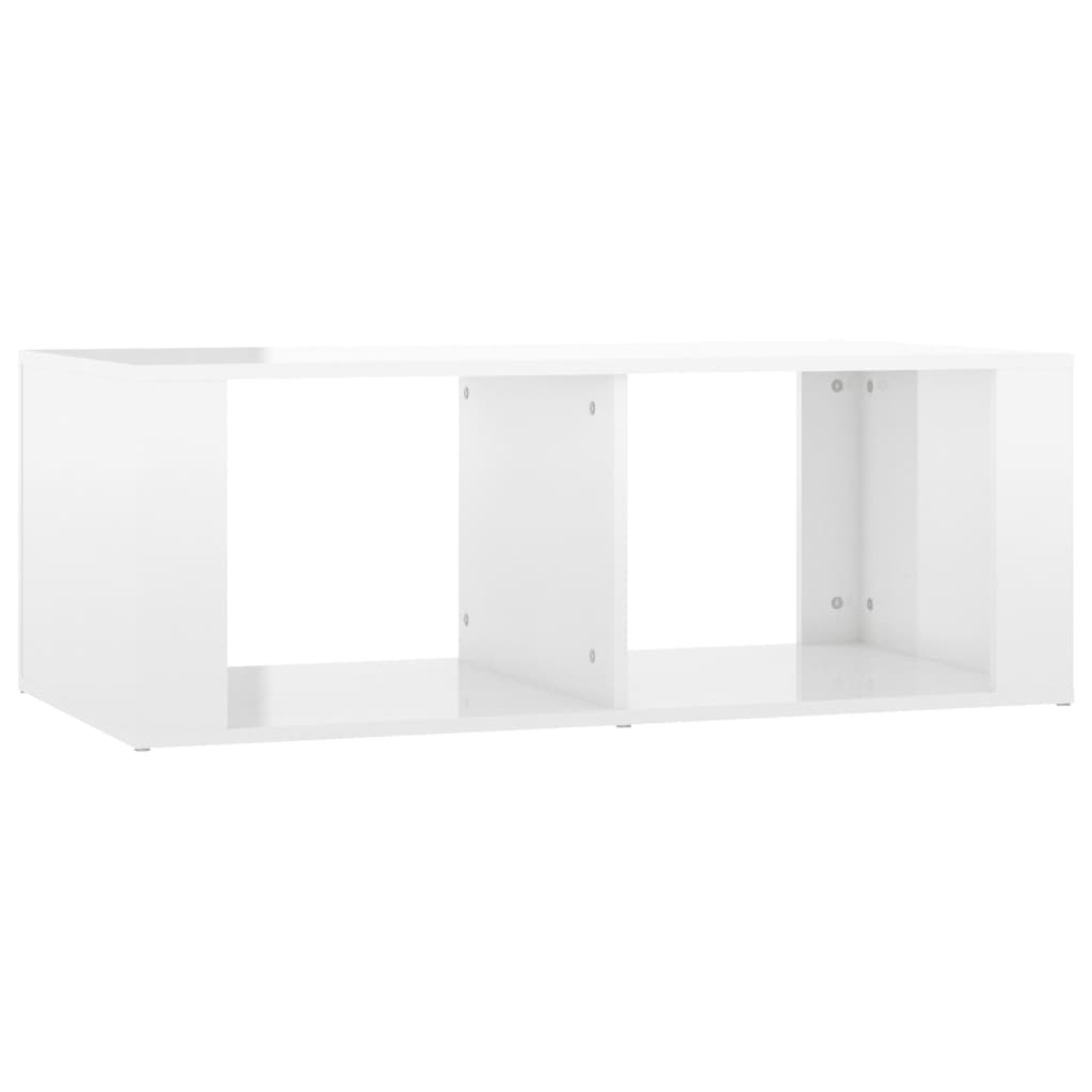 vidaXL Couchtisch Hochglanz-Weiß 100x50x36 cm Holzwerkstoff