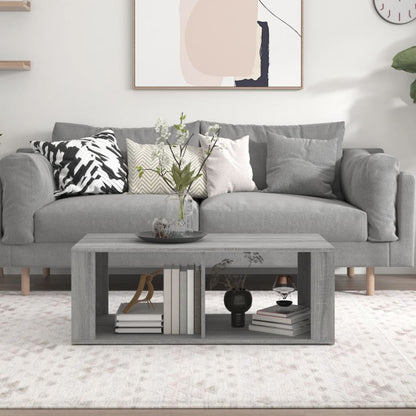 vidaXL Couchtisch Grau Sonoma 100x50x36 cm Holzwerkstoff