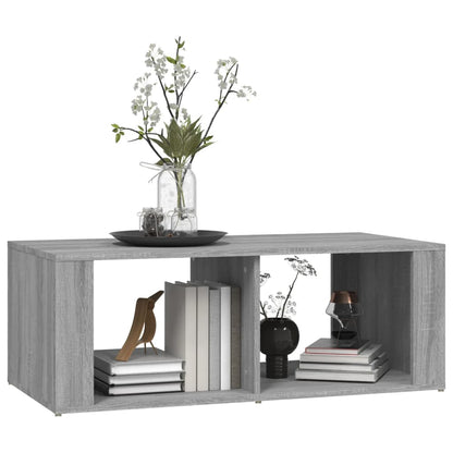 vidaXL Couchtisch Grau Sonoma 100x50x36 cm Holzwerkstoff