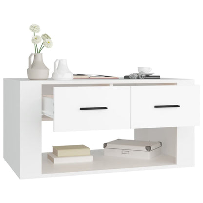 vidaXL Couchtisch Weiß 80x50x40 cm Holzwerkstoff