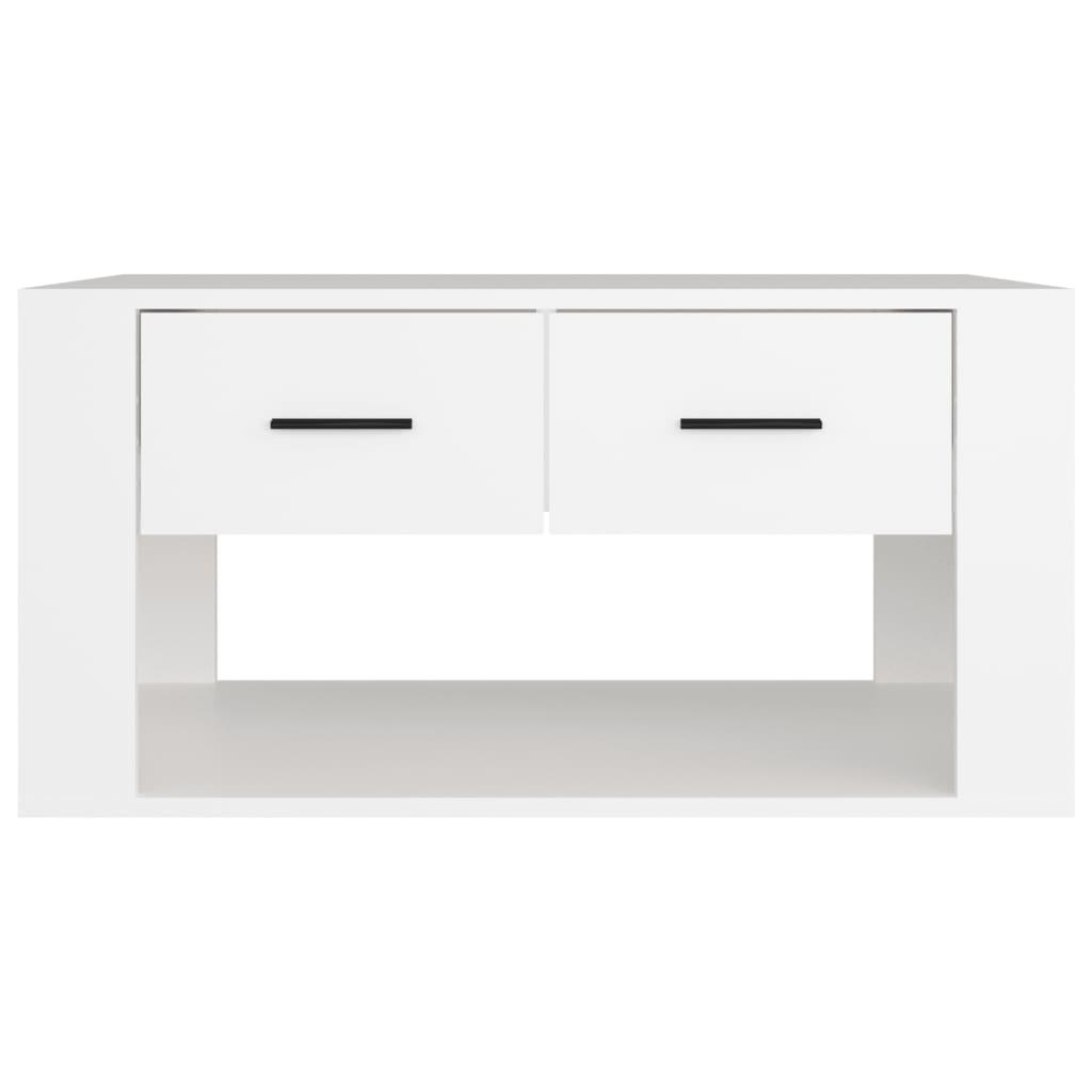 vidaXL Couchtisch Weiß 80x50x40 cm Holzwerkstoff