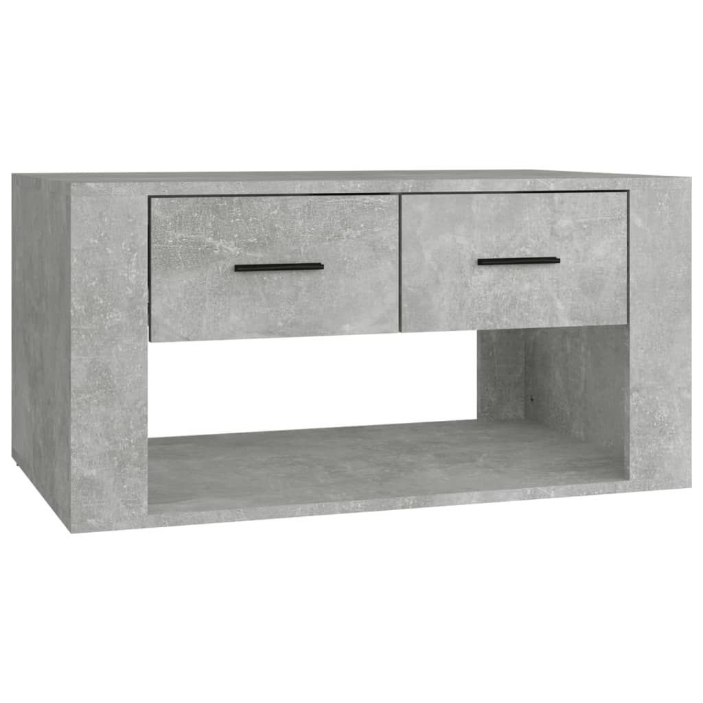 Couchtisch Betongrau 80x50x40 cm Holzwerkstoff