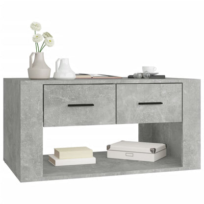 vidaXL Couchtisch Betongrau 80x50x40 cm Holzwerkstoff