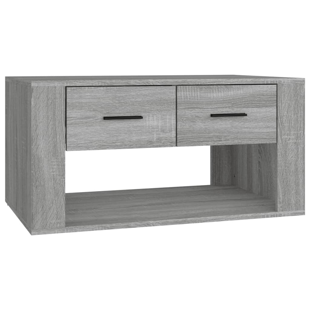 vidaXL Couchtisch Grau Sonoma 80x50x40 cm Holzwerkstoff
