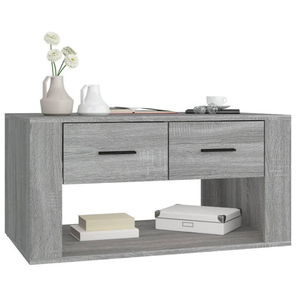 vidaXL Couchtisch Grau Sonoma 80x50x40 cm Holzwerkstoff