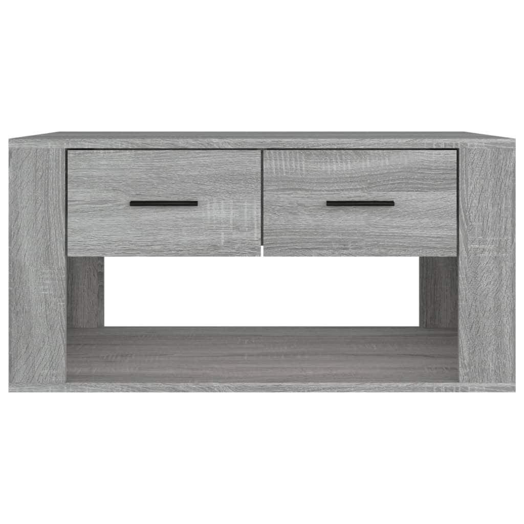 vidaXL Couchtisch Grau Sonoma 80x50x40 cm Holzwerkstoff