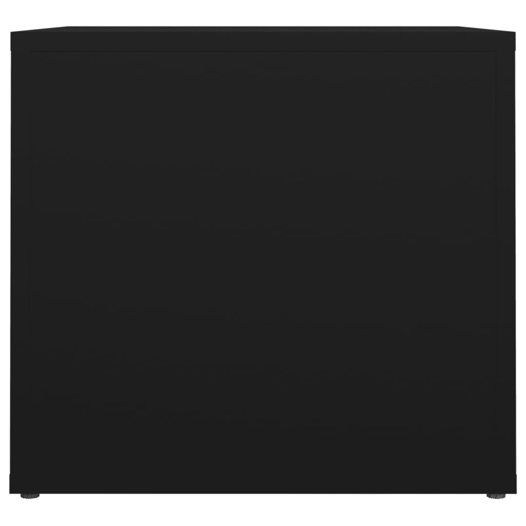 vidaXL Nachttisch Schwarz 41x40x36 cm Holzwerkstoff