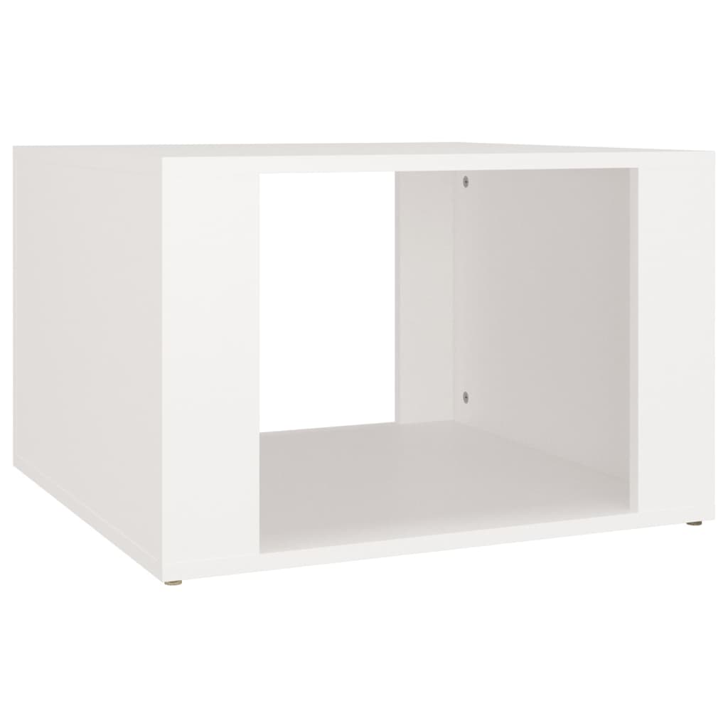 vidaXL Nachttisch Weiß 57x55x36 cm Holzwerkstoff