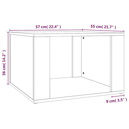 vidaXL Nachttisch Betongrau 57x55x36 cm Holzwerkstoff