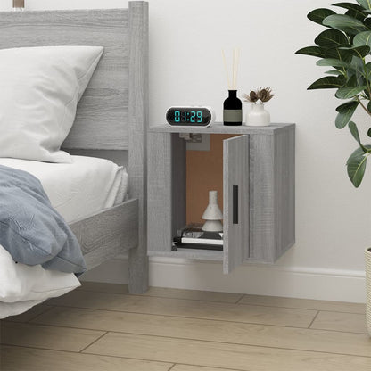 vidaXL TV-Wandschrank Grau Sonoma 40x34,5x40 cm