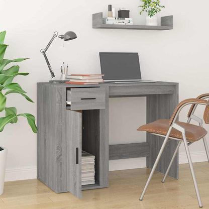 vidaXL Bureau Gris Sonoma 100x49x75 cm Bois d'ingénierie