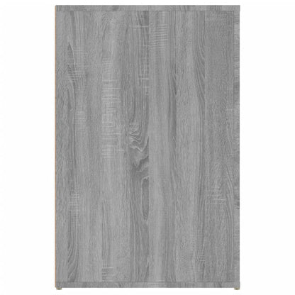 vidaXL Bureau Gris Sonoma 100x49x75 cm Bois d'ingénierie