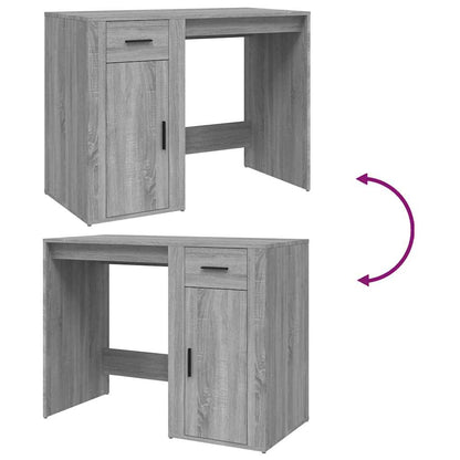 vidaXL Bureau Gris Sonoma 100x49x75 cm Bois d'ingénierie