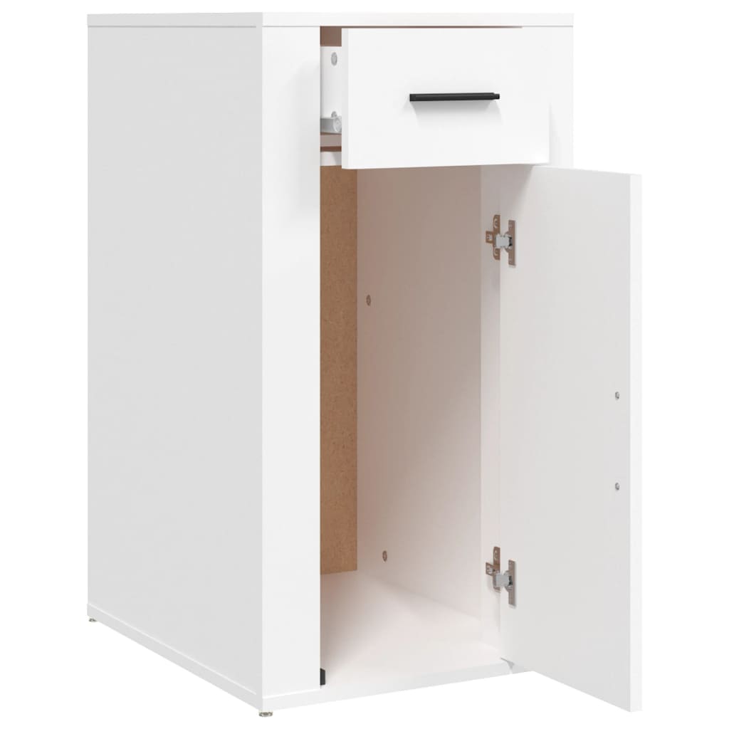 vidaXL Büroschrank Weiß 40x49x75 cm Holzwerkstoff