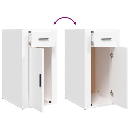 vidaXL Büroschrank Weiß 40x49x75 cm Holzwerkstoff