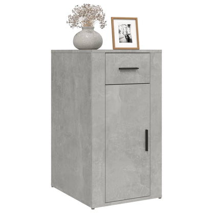 vidaXL Büroschrank Betongrau 40x49x75 cm Holzwerkstoff