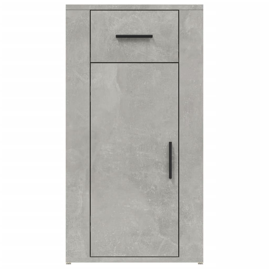vidaXL Büroschrank Betongrau 40x49x75 cm Holzwerkstoff