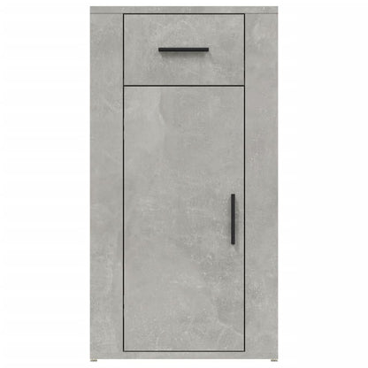 vidaXL Büroschrank Betongrau 40x49x75 cm Holzwerkstoff