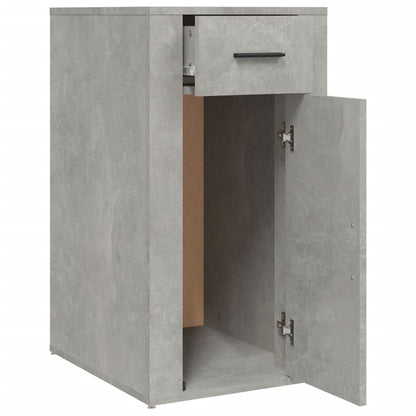 vidaXL Büroschrank Betongrau 40x49x75 cm Holzwerkstoff