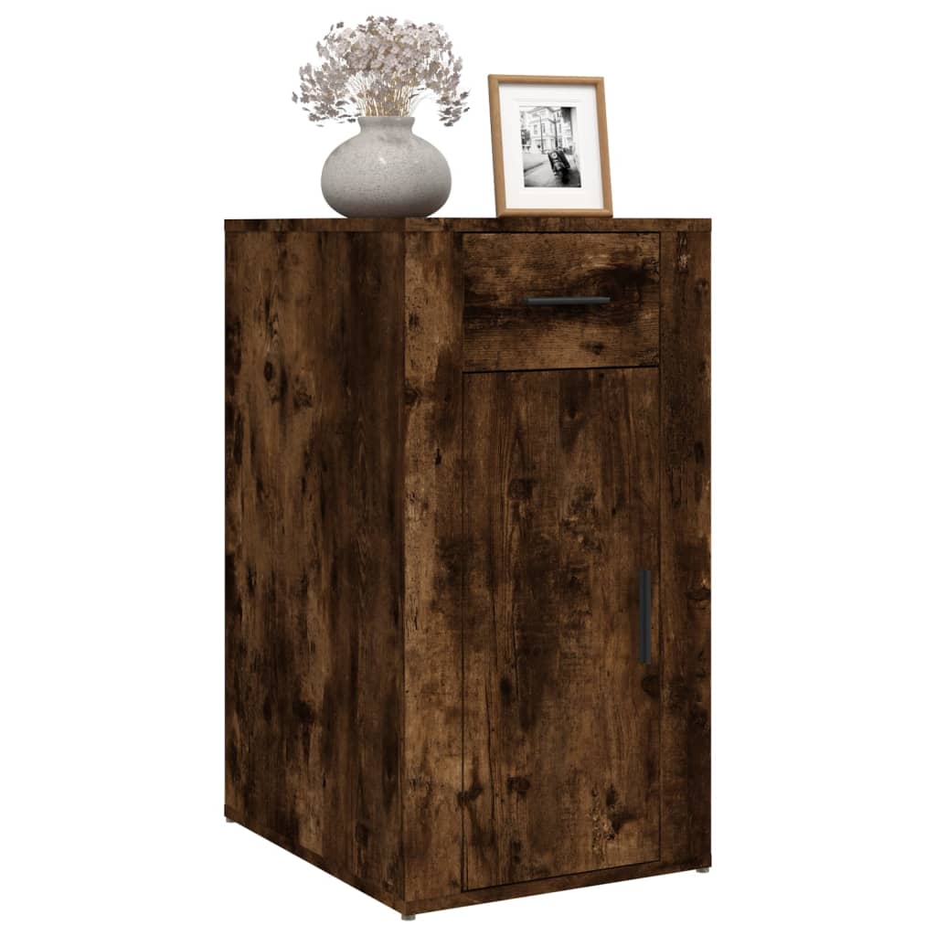 vidaXL Büroschrank Räuchereiche 40x49x75 cm Holzwerkstoff