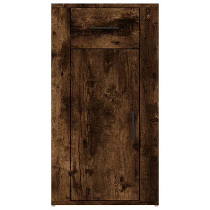 vidaXL Büroschrank Räuchereiche 40x49x75 cm Holzwerkstoff