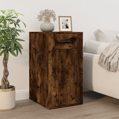 vidaXL Büroschrank Räuchereiche 40x49x75 cm Holzwerkstoff