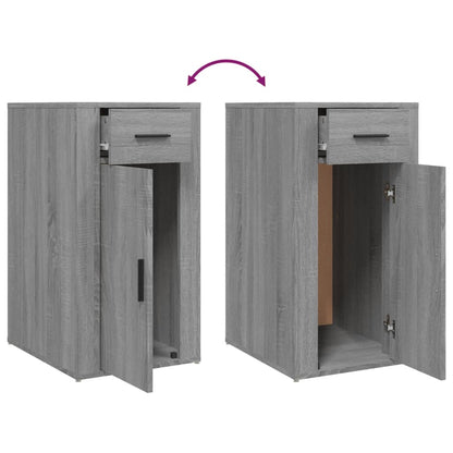vidaXL Büroschrank Grau Sonoma 40x49x75 cm Holzwerkstoff