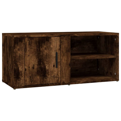 vidaXL TV-Schränke 2 Stk. Räuchereiche 80x31,5x36 cm Holzwerkstoff