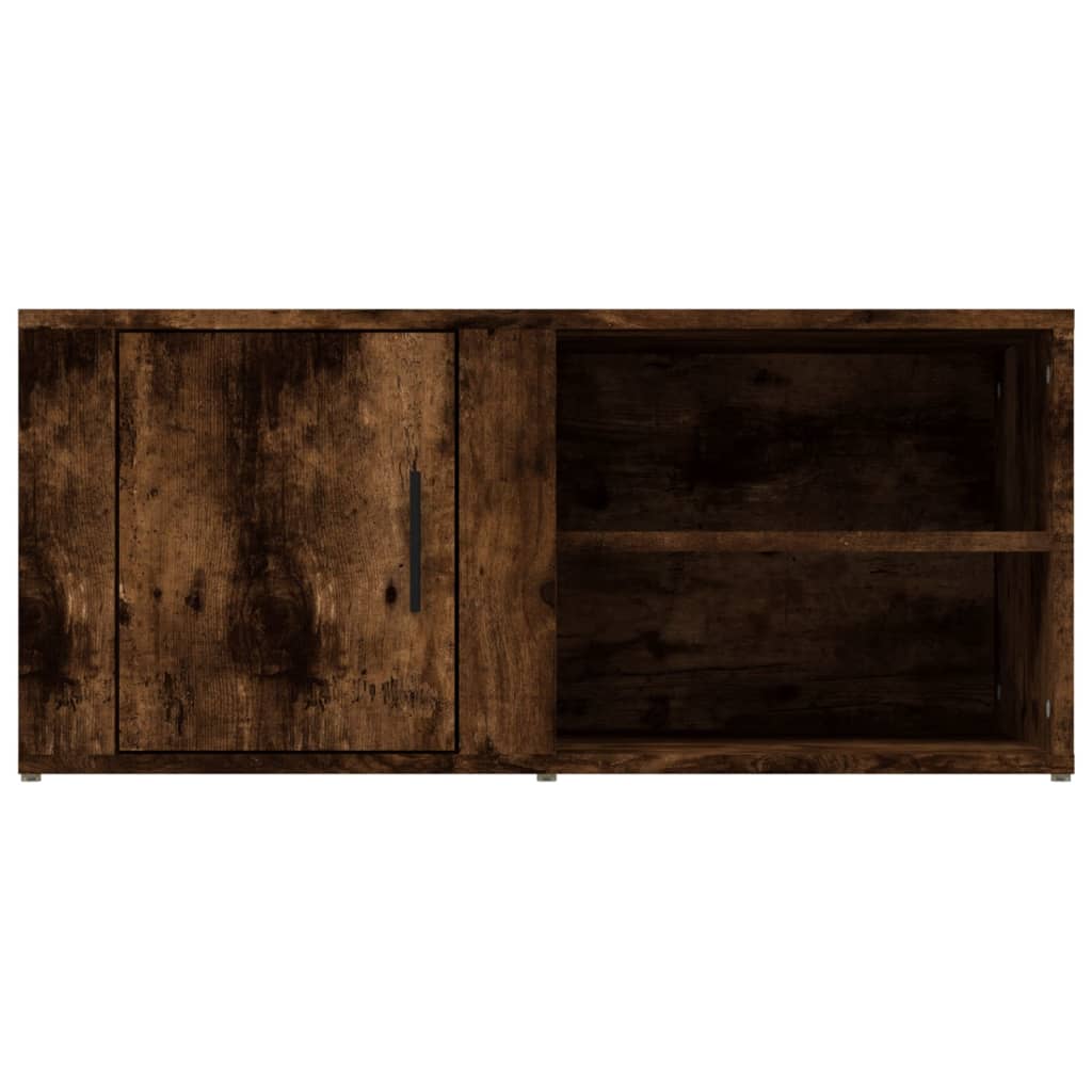 vidaXL TV-Schränke 2 Stk. Räuchereiche 80x31,5x36 cm Holzwerkstoff