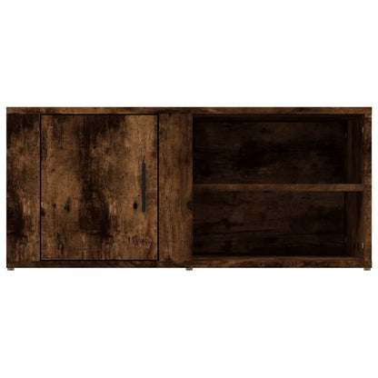 vidaXL TV-Schränke 2 Stk. Räuchereiche 80x31,5x36 cm Holzwerkstoff