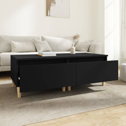 vidaXL Tables d'appoint 2 pcs Noir 50x46x35 cm Bois d'ingénierie