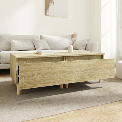 vidaXL Tables d'appoint 2 pcs Chêne Sonoma 50x46x35 cm Bois d'ingénierie