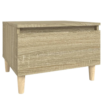 vidaXL Tables d'appoint 2 pcs Chêne Sonoma 50x46x35 cm Bois d'ingénierie
