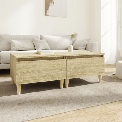 vidaXL Tables d'appoint 2 pcs Chêne Sonoma 50x46x35 cm Bois d'ingénierie