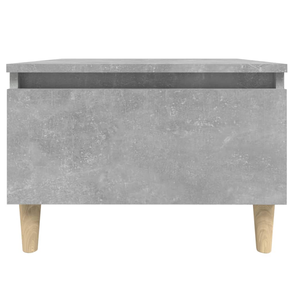 vidaXL Table d'appoint Gris béton 50x46x35 cm Bois d'ingénierie