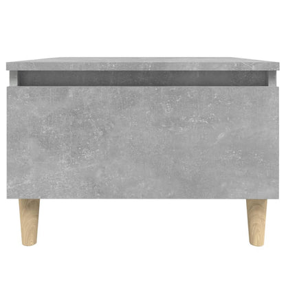 vidaXL Table d'appoint Gris béton 50x46x35 cm Bois d'ingénierie