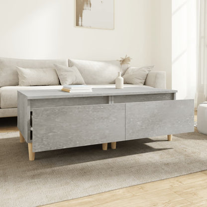 vidaXL Tables d'appoint 2 pcs Gris béton 50x46x35 cm Bois d'ingénierie