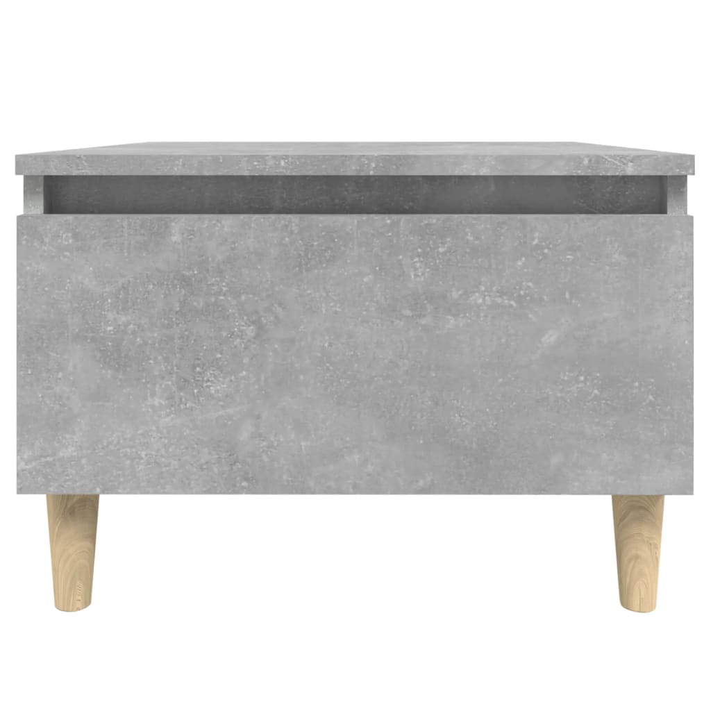 vidaXL Tables d'appoint 2 pcs Gris béton 50x46x35 cm Bois d'ingénierie