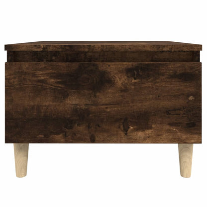 vidaXL Tables d'appoint 2 pcs Chêne fumé 50x46x35 cm Bois d'ingénierie