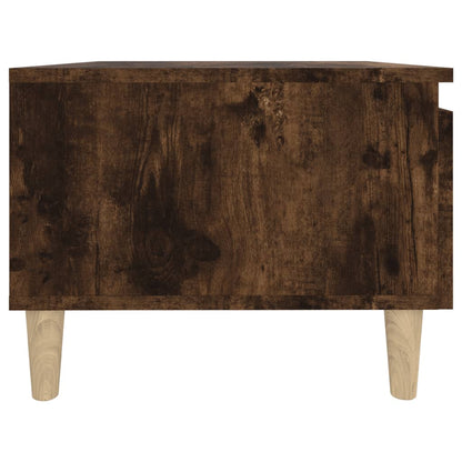 vidaXL Tables d'appoint 2 pcs Chêne fumé 50x46x35 cm Bois d'ingénierie