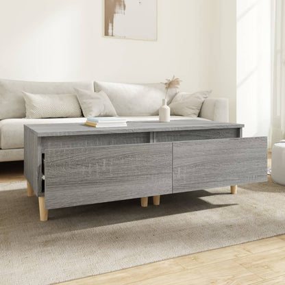 vidaXL Tables d'appoint 2 pcs Gris Sonoma 50x46x35 cm Bois d'ingénierie