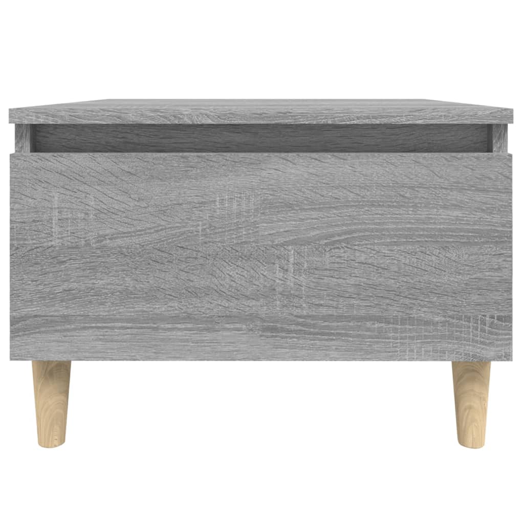 vidaXL Tables d'appoint 2 pcs Gris Sonoma 50x46x35 cm Bois d'ingénierie